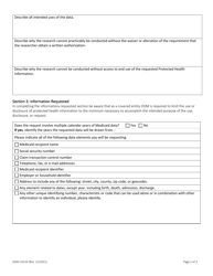 Form ODM10159 Privacy Board - Application for Waiver or Alteration of Authorization - Ohio, Page 2