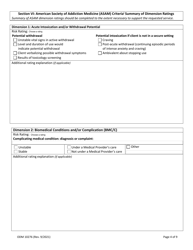 Form ODM10276 Substance Use Disorder Services Prior Authorization Request - Ohio, Page 4