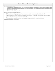 Form ODM10276 Substance Use Disorder Services Prior Authorization Request - Ohio, Page 8