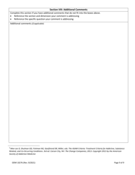 Form ODM10276 Substance Use Disorder Services Prior Authorization Request - Ohio, Page 9