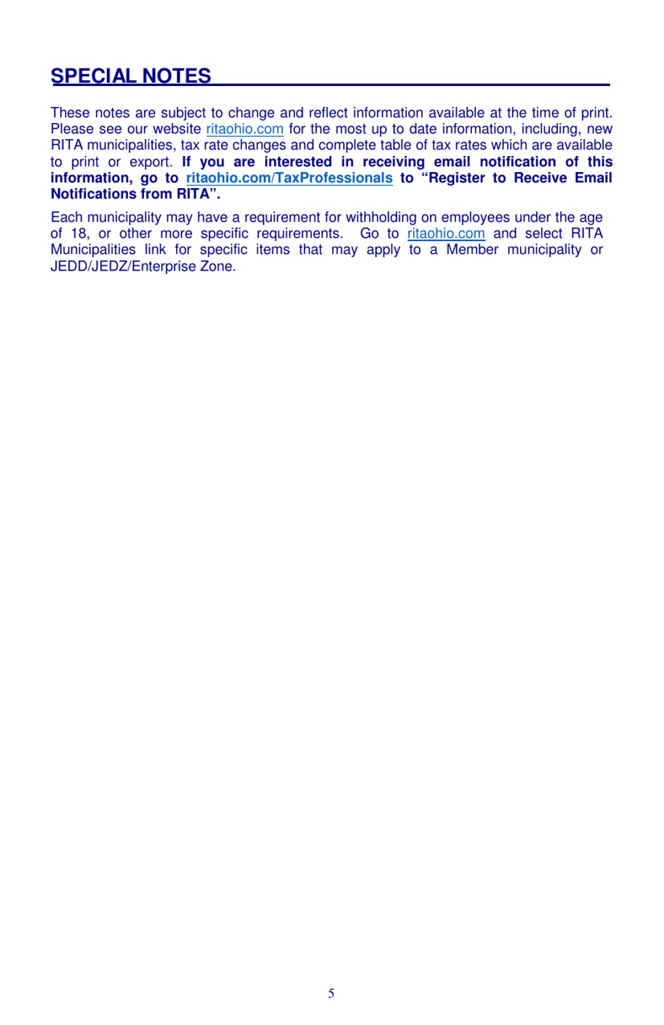 Instructions for Form 11 Employers Municipal Tax Withholding Statement - Ohio, Page 5