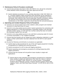 Radioactive Materials (Ram) Well Logging Licensing Checklist - Nevada, Page 9