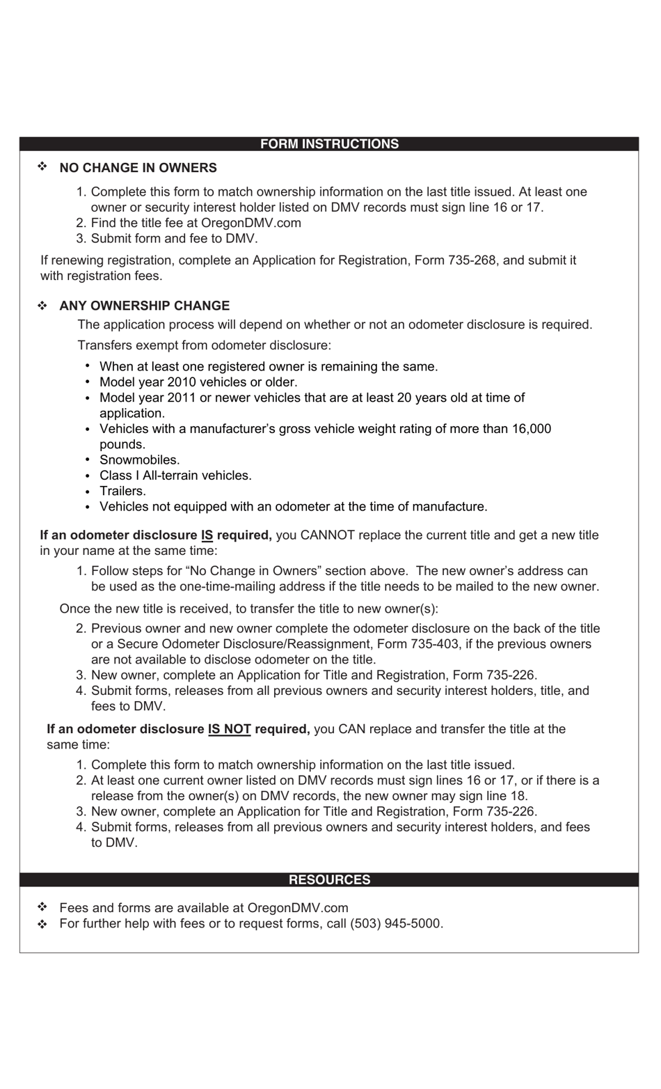 Form 735515 Fill Out, Sign Online and Download Fillable PDF, Oregon