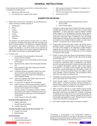 Form REV-1220 Pennsylvania Exemption Certificate - Pennsylvania, Page 2