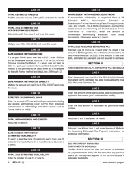 Instructions for Form REV-414 (I), PA-40 ES (I) - Pennsylvania, Page 4