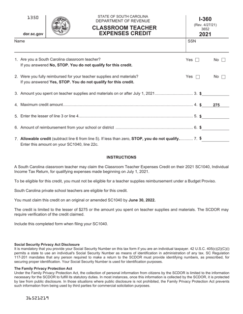 Form I-360 2021 Printable Pdf