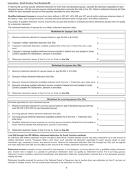 Instructions for Schedule NR Nonresident Schedule - South Carolina, Page 5