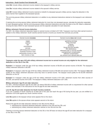 Instructions for Schedule NR Nonresident Schedule - South Carolina, Page 6