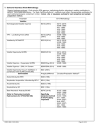 DHEC Form 2802 Application for Environmental Laboratory Certification - South Carolina, Page 24