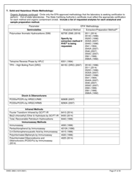 DHEC Form 2802 Application for Environmental Laboratory Certification - South Carolina, Page 27