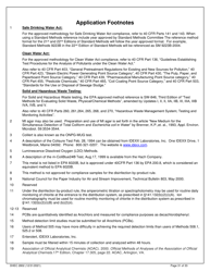 DHEC Form 2802 Application for Environmental Laboratory Certification - South Carolina, Page 31