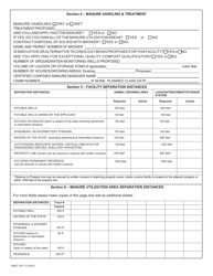 DHEC Form 3577 Standard Application Form for New or Expanding Small Swine Facilities (500,000 Lbs or Less Normal Production Live Weight) - South Carolina, Page 2