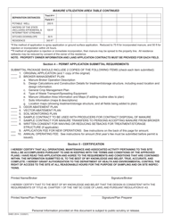 DHEC Form 2514 Standard Application Form for Agricultural Manure Brokers - South Carolina, Page 2