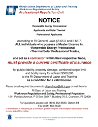 Application for Renewable Energy Professional Certificate and Solar Thermal Professional Certificate - Rhode Island, Page 4