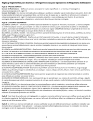 Operadores De Maquinaria De Elevacion - Solicitud Para El Examen - Rhode Island (Spanish), Page 3