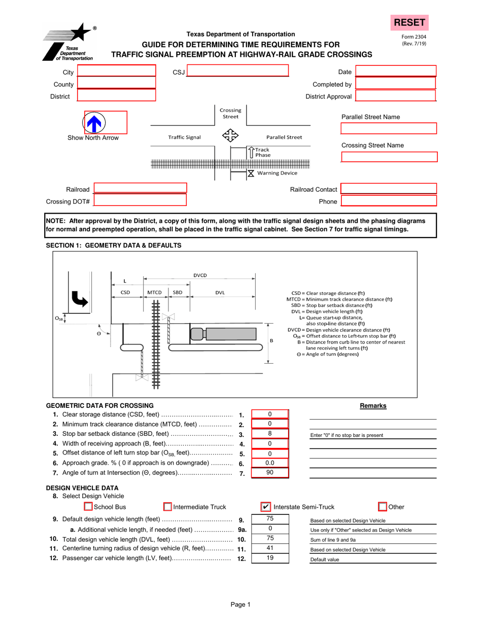 Form 2304 Download Fillable PDF or Fill Online Guide for Determining