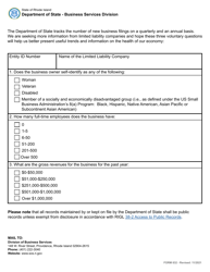 Form 632 Annual Report for a Limited Liability Company - Rhode Island, Page 3