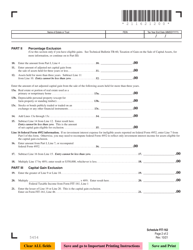 Schedule FIT-162 Capital Gains Exclusion Calculation for Estates or Trusts - Vermont, Page 2