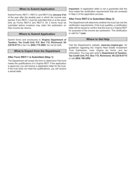 Instructions for Form REIT-1, REIT-2, REIT-3 - Virginia, Page 2
