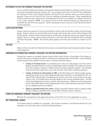Instructions for VT Form FIT-161 Vermont Fiduciary Return of Income - Vermont, Page 3