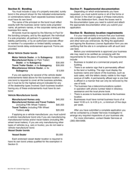 Instructions for Form BLS700 182 Vehicle Dealer/Manufacturer Addendum - Washington, Page 3