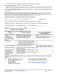 Form HS-3058 Consolidated Appeal Request - Tennessee, Page 2