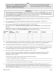 Form PERS282 Employment Application Supplement - Texas, Page 2