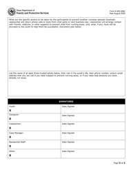 Form K-902-2882 Runaway Prevention Plan - Texas, Page 5