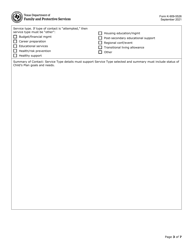 Form K-909-5526 Post Transitional Monthly Progress Report - Texas, Page 3