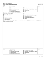 Form K-909-5526 Post Transitional Monthly Progress Report - Texas, Page 4
