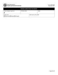 Form K-909-5526 Post Transitional Monthly Progress Report - Texas, Page 7