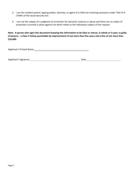 Form DSS-SE-406 Application for State Parent Locator Services - South Dakota, Page 5