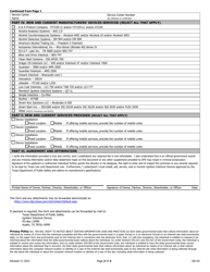 Form IID-02 Ignition Interlock Vendor&#039;s Information Change Form - Texas, Page 2