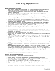 Part 1 State of Vermont Grant Agreement - Grant Award Detail - Vermont, Page 2