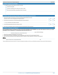 Form 50-281 Application for Restricted-Use Timberland Appraisal - Texas, Page 3