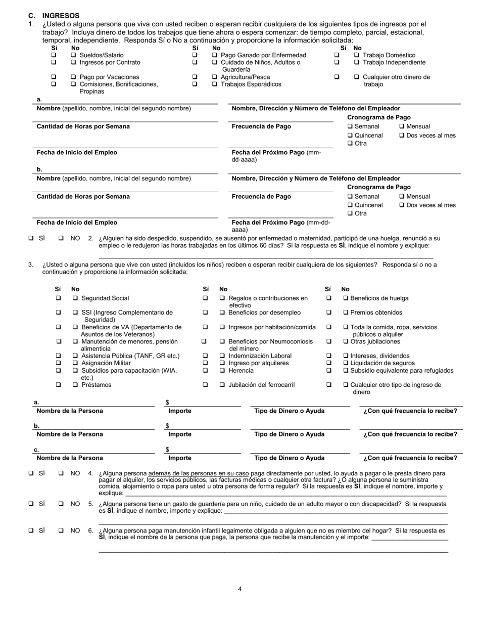 Formulario 032-03-0824-38-SPA Solicitud De Beneficios - Virginia (Spanish), Page 8