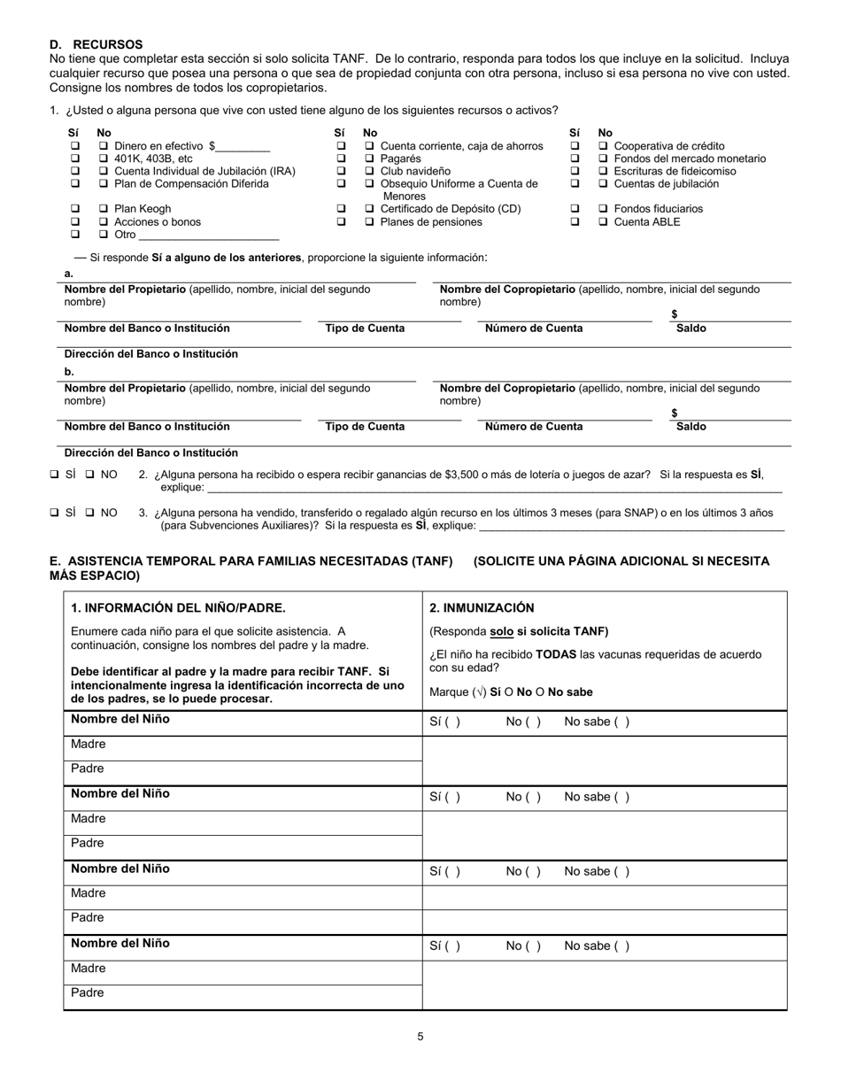 Formulario 032-03-0824-38-SPA Solicitud De Beneficios - Virginia (Spanish), Page 9