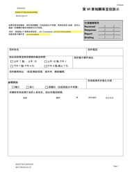 Appendix 28.95 Title VI Complaint Form - Washington (Chinese)