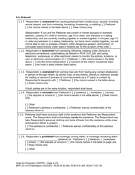 Form WPF DV-3.015 Order for Protection - Washington, Page 2