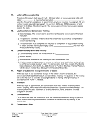 Form GDN C108 Order Appointing Full or Limited Conservator for a Minor - Washington, Page 5