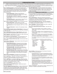 CBP Form 350 Harbor Maintenance Fee Amended Quarterly Summary Report, Page 2