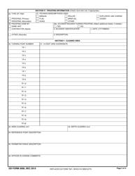DD Form 3008 Explosive Hazards Clearance Report, Page 2