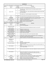 DD Form 3009 Route Classification, Page 4