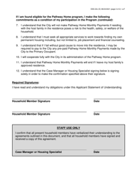 Form DSS-23C Applicant Statement of Understanding - Pathway Home Program - New York City, Page 2