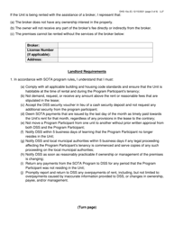 Form DHS-10A Special One Time Assistance (&quot;sota&quot;) Landlord Agreement for Apartments - New York City, Page 3