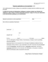 Form DHS-10A Special One Time Assistance (&quot;sota&quot;) Landlord Agreement for Apartments - New York City (French), Page 6