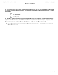 FWS Form 3-200-10B Federal Fish and Wildlife Permit Application Form, Page 3