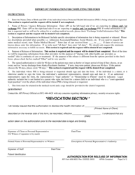API Form 06-9003 Authorization for Release of Information - Alaska, Page 2