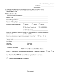 Formulario HRA-154 Carta De La Administracion De Recursos Humanos Sobre La Inscripcion En Las Escuelas/Programas De Capacitacion - New York City (Spanish), Page 3