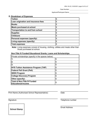 Form HRA-154 Human Resources Administration School/Training Enrollment Letter - New York City (Urdu), Page 6